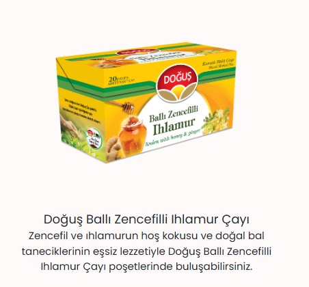 DOĞUŞ BALLI ZENCEFİLLİ IHLAMUR(20AD)