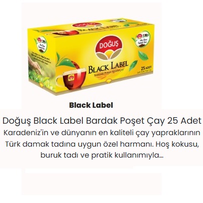 DOĞUŞ BALACK LABEL