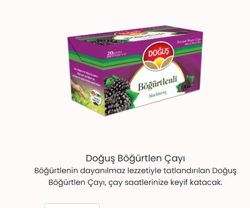 DOĞUŞ BÖĞÜRTLEN MEYVE ÇAYI (20AD)