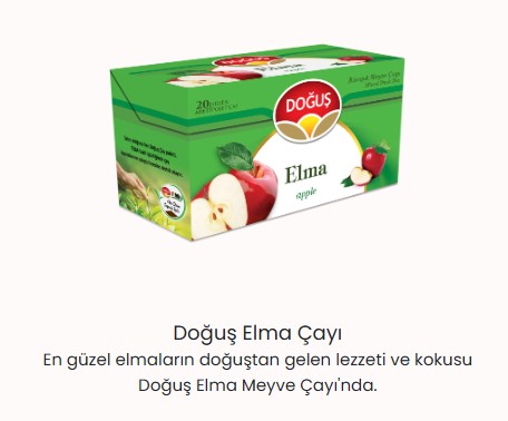 DOĞUŞ ELMALI MEYVE ÇAYI (20AD)