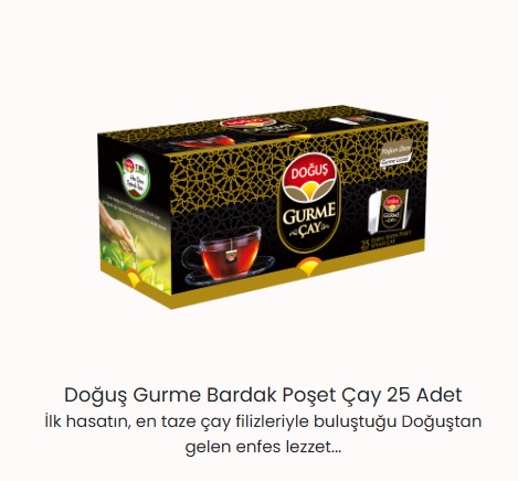 DOĞUŞ GURME SİYAH ÇAY( 20AD)