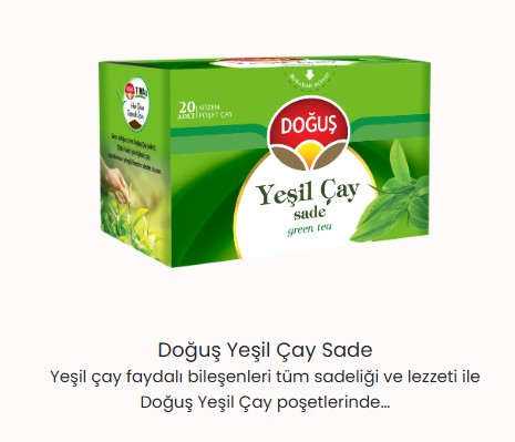 DOĞUŞ YEŞİLÇAY SADE (20AD)